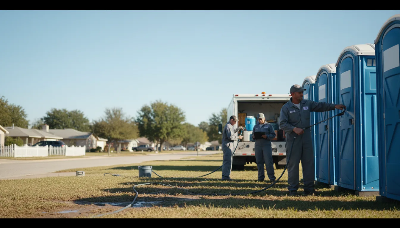 Long-Term Portable Toilet Rental in Riesel, TX near me